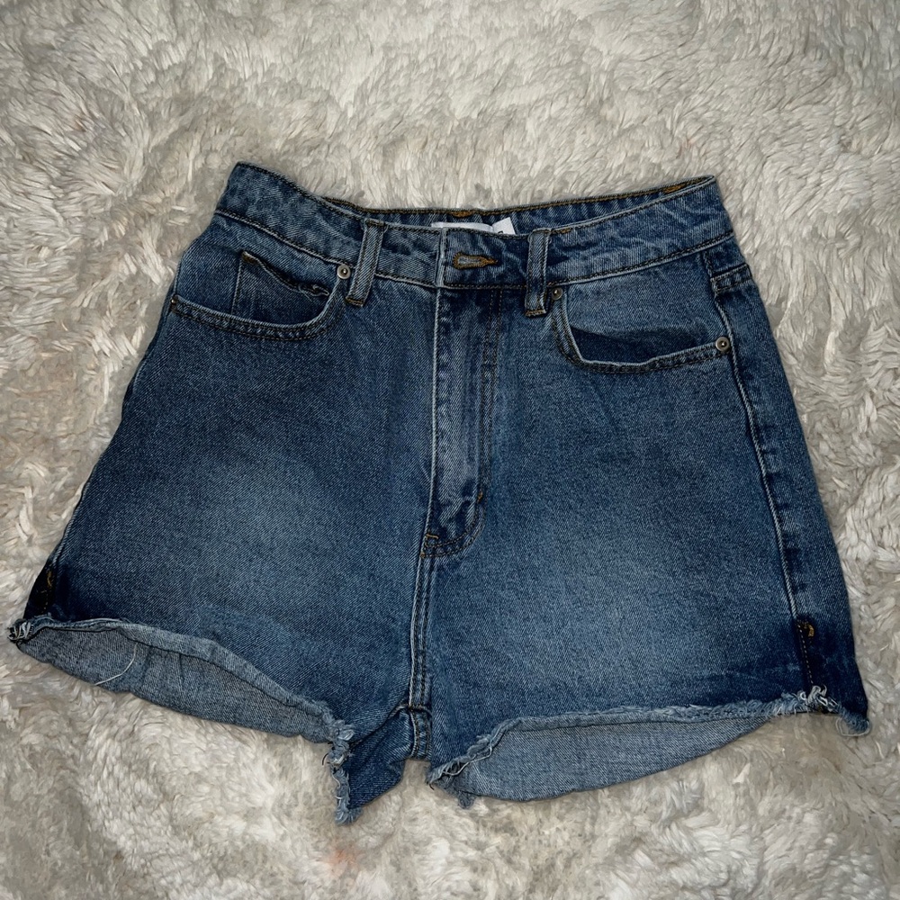 Classic Blue Denim Women's Shorts